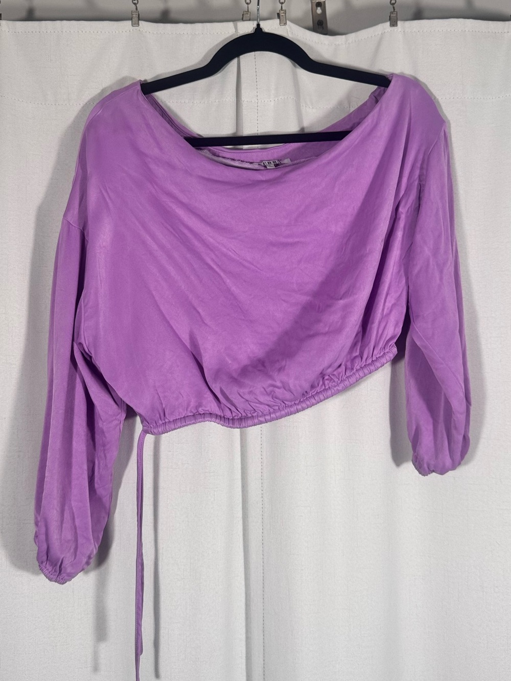 Serra By Joie Rucker Purple Off-The-Shoulder Blouse